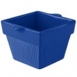 TableCraft CW1460X 1.5 Qt. Orange Cast Aluminum Square Condiment Bowl TableCraft CW1460X 1.5 Qt. Orange Cast Aluminum Square Condiment Bowl