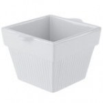 TableCraft CW1460X 1.5 Qt. Orange Cast Aluminum Square Condiment Bowl TableCraft CW1460X 1.5 Qt. Orange Cast Aluminum Square Condiment Bowl