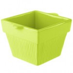 TableCraft CW1460X 1.5 Qt. Orange Cast Aluminum Square Condiment Bowl TableCraft CW1460X 1.5 Qt. Orange Cast Aluminum Square Condiment Bowl