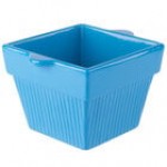 TableCraft CW1460X 1.5 Qt. Orange Cast Aluminum Square Condiment Bowl TableCraft CW1460X 1.5 Qt. Orange Cast Aluminum Square Condiment Bowl