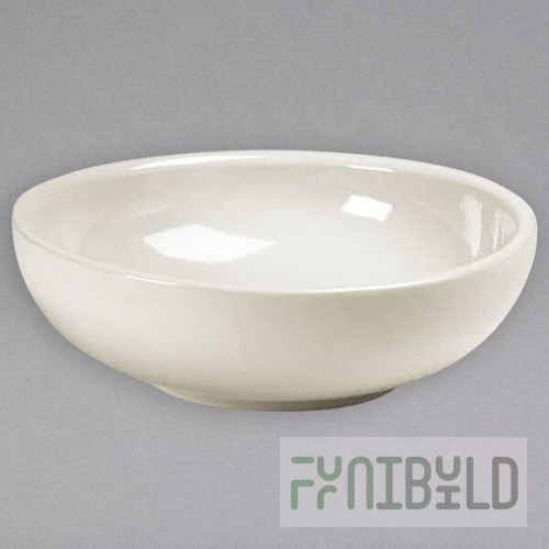 Hall China from Steelite International HL20480AWHA Ivory (American White) 54 oz. Salad / Pasta / Rice Bowl - 12/Case
