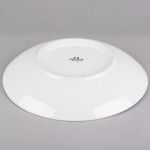 Tuxton FPD-113 Pacifica 53 oz. Bright White Embossed China Pasta Bowl - 12/Case