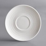 Tuxton FPD-113 Pacifica 53 oz. Bright White Embossed China Pasta Bowl - 12/Case