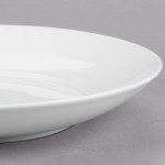 Tuxton FPD-113 Pacifica 53 oz. Bright White Embossed China Pasta Bowl - 12/Case