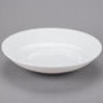 Tuxton FPD-113 Pacifica 53 oz. Bright White Embossed China Pasta Bowl - 12/Case