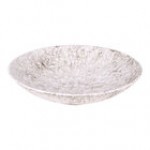 Elite Global Solutions Hermosa 86 oz. Gray Marble Embossed Melamine Bowl - 6/Case Elite Global Solutions Hermosa 86 oz. Gray Marble Embossed Melamine Bowl - 6/Case