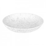 Elite Global Solutions Hermosa 86 oz. Gray Marble Embossed Melamine Bowl - 6/Case Elite Global Solutions Hermosa 86 oz. Gray Marble Embossed Melamine Bowl - 6/Case