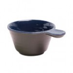 Elite Global Solutions D42RR-ABYLAP Durango 10 oz. Abyss & Lapis Two-Tone Melamine Handled Bowl - 6/Case