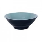 Elite Global Solutions D42RR-ABYLAP Durango 10 oz. Abyss & Lapis Two-Tone Melamine Handled Bowl - 6/Case