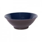Elite Global Solutions D42RR-ABYLAP Durango 10 oz. Abyss & Lapis Two-Tone Melamine Handled Bowl - 6/Case