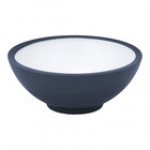 Dalebrook Trafalgar from Global Tableware Collective 28.7 oz. White and Grape Melamine Bowl - 10/Case Dalebrook Trafalgar from Global Tableware Collective 28.7 oz. White and Grape Melamine Bowl - 10/Case