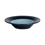 Elite Global Solutions DB651GM Durango 10 oz. Abyss & Lapis Round Two-Tone Melamine Bowl - 6/Case
