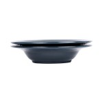 Elite Global Solutions DB651GM Durango 10 oz. Abyss & Lapis Round Two-Tone Melamine Bowl - 6/Case