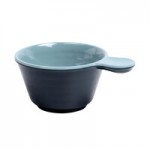 Elite Global Solutions DB651GM Durango 10 oz. Abyss & Lapis Round Two-Tone Melamine Bowl - 6/Case