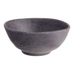 Acopa Cavern 8 oz. Dark Gray Round Melamine Bowl - 12/Case Acopa Cavern 8 oz. Dark Gray Round Melamine Bowl - 12/Case