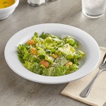 Acopa Foundations 13 oz. White Wide Rim Melamine Salad Bowl - 12/Pack Acopa Foundations 13 oz. White Wide Rim Melamine Salad Bowl - 12/Pack