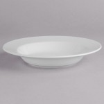 Villeroy & Boch 16-2155-2700 Easy White 13 oz. White Rim Deep Porcelain Soup Plate - 6/Case Villeroy & Boch 16-2155-2700 Easy White 13 oz. White Rim Deep Porcelain Soup Plate - 6/Case