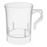Acopa 12 oz. Customizable Clear Glass Coffee Mug - 12/Case