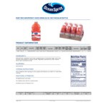 Ocean Spray 60 fl. oz. Ruby Red Grapefruit Juice - 8/Case