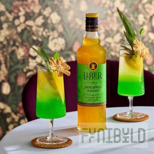 Liber & Co Pineapple Gum Syrup 750 mL - 6/Case