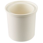 Cambro 1.7 Qt. White Insulated ColdFest Condiment Dispenser Kit with Fixed Nozzle Pump and Cover