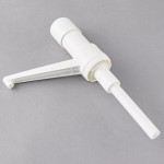 Cambro 1.7 Qt. White Insulated ColdFest Condiment Dispenser Kit with Fixed Nozzle Pump and Cover