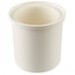 Cambro 1.7 Qt. White Insulated ColdFest Condiment Dispenser Kit with Fixed Nozzle Pump and Cover