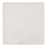 Cal-Mil 22 oz. White Cloud Square Resin Crock / Condiment Jar