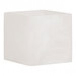 Cal-Mil 22 oz. White Cloud Square Resin Crock / Condiment Jar