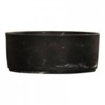Cal-Mil 22 oz. White Cloud Square Resin Crock / Condiment Jar