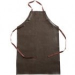 San Jamar 604VBA37-BR Brown 25 Mil Adjustable Vinyl Dishwasher Apron - 37 San Jamar 604VBA37-BR Brown 25 Mil Adjustable Vinyl Dishwasher Apron - 37