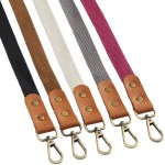 Acopa Hazleton Black Cross-Back Replacement Straps - 2/Pack