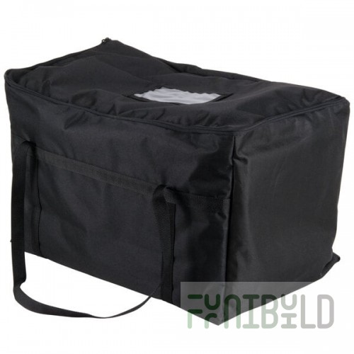 Intedge Insulated Food Carrier, Black Nylon, 22