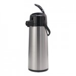 Service Ideas Eco-Air® Slim 2.5 Liter Stainless Steel Lined Airpot with Push Button SECA25S
