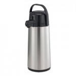 Service Ideas Eco-Air® Slim 2.5 Liter Stainless Steel Lined Airpot with Push Button SECA25S