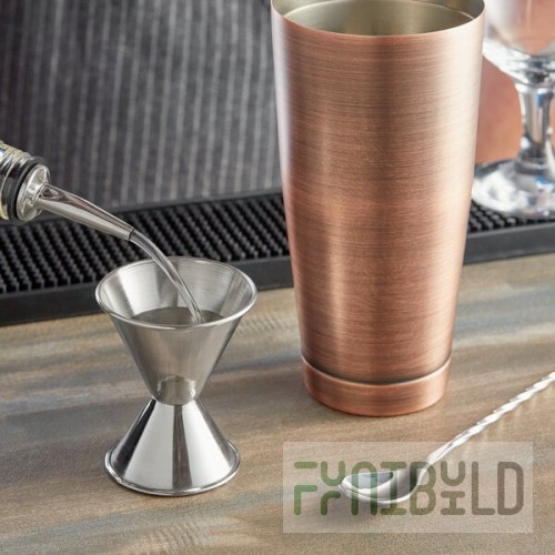 American Metalcraft J205 1 oz. & 2 oz. Stainless Steel Jigger