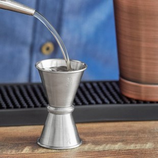 Acopa 0.5 oz. & 0.75 oz. Stainless Steel Japanese Jigger Acopa 0.5 oz. & 0.75 oz. Stainless Steel Japanese Jigger