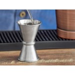 Acopa 0.5 oz. & 0.75 oz. Stainless Steel Japanese Jigger