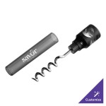 Franmara Translucent Smoke Customizable Plastic Pocket Corkscrew 3008-02