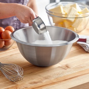 Matfer Bourgeat 3.7 Qt. Stainless Steel Hemispherical Mixing Bowl 703025
