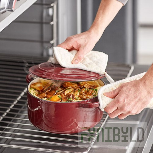 Valor 4 Qt. Merlot Enameled Cast Iron Dutch Oven