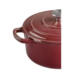 Valor 4 Qt. Merlot Enameled Cast Iron Dutch Oven Valor 4 Qt. Merlot Enameled Cast Iron Dutch Oven