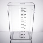 Rubbermaid® 22 Qt. Clear Square Polycarbonate Food Storage Container Rubbermaid® 22 Qt. Clear Square Polycarbonate Food Storage Container