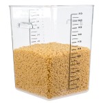 Rubbermaid® 22 Qt. Clear Square Polycarbonate Food Storage Container Rubbermaid® 22 Qt. Clear Square Polycarbonate Food Storage Container
