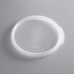 Cambro 2 and 4 Qt. Translucent Round Polypropylene Food Storage Container Seal Cover Cambro 2 and 4 Qt. Translucent Round Polypropylene Food Storage Container Seal Cover