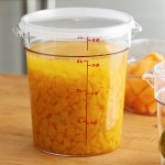 Cambro 2 and 4 Qt. Translucent Round Polypropylene Food Storage Container Seal Cover Cambro 2 and 4 Qt. Translucent Round Polypropylene Food Storage Container Seal Cover