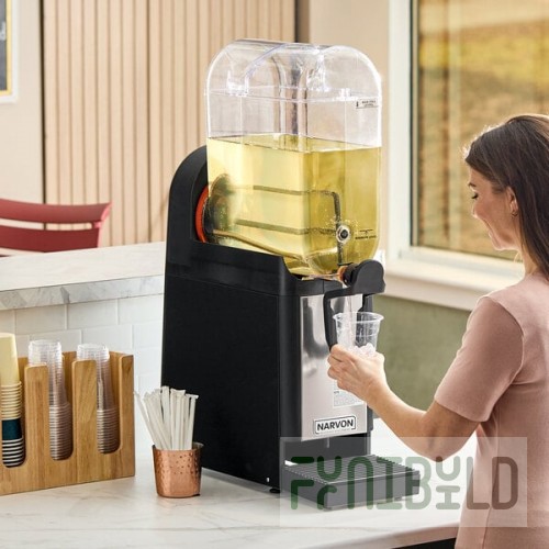 Narvon Single 5 Gallon Bowl Refrigerated Beverage Dispenser - 115V