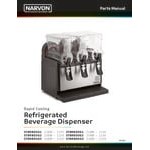Narvon Single 5 Gallon Bowl Refrigerated Beverage Dispenser - 115V Narvon Single 5 Gallon Bowl Refrigerated Beverage Dispenser - 115V