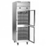 Beverage-Air CT12-12HC-1HG Cross-Temp 2 Section Convertible Reach-In Refrigerator / Freezer with Glass Half Doors