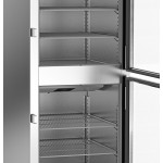 Beverage-Air CT12-12HC-1HG Cross-Temp 2 Section Convertible Reach-In Refrigerator / Freezer with Glass Half Doors